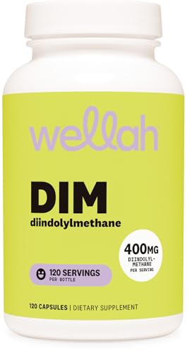 Wellah Wellah DIM Supplement (400mg) 120 Capsules, Diindolylmethane sold by Nutricost - Amazon Seller - US