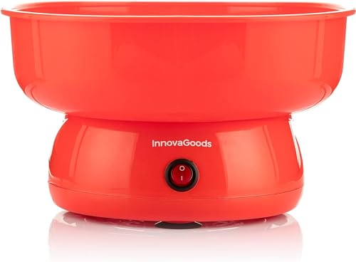 Zuckerwattemaschine für zu Hause – Gerät für Zuckerwatte im Retro-Stil – verwenden Sie normalen Zucker oder harte Bonbons ohne Zucker – einfach zu bedienen und zu reinigen – 450 W rot – Bild 3