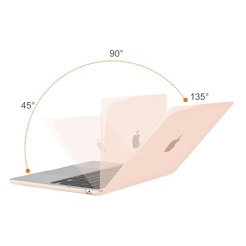Image of MOSISO Compatible with MacBook Air 13 inch Case M5 2026 M4 2025 M3 M2 2024-2022 A3449 A3240 A3113 A2681, Hard Shell&Keyboard Cover&Screen Film&Type C for MacBook Air 13.6 inch Case, Russet Orange