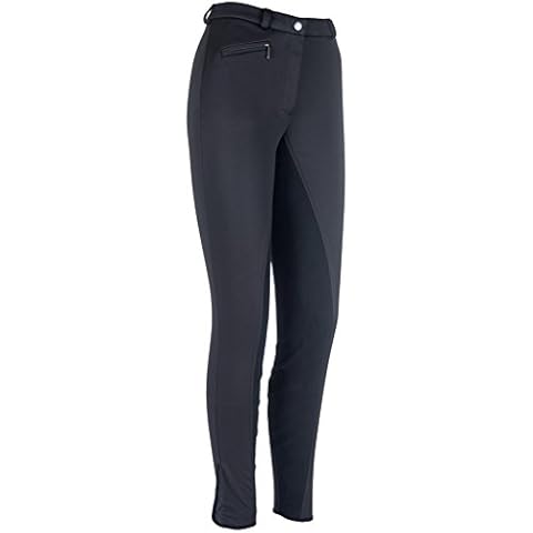 RL24 HKM by Reiterladen24 - Winter Kinder Reithose Vollbesatz Winner Softshell schwarz 164 Cover