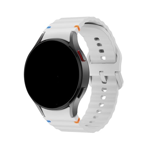 [PLYYQZM] �ɍ��� Sam su ng Watch 7 6 4 5 pro 44mm 40mm 45mm FE �X�|�[�c�u���X���b�g�p�V���R���o���h�A�ɍ��� Galaxy 6Classic 43mm 47mm �X�g���b�v�p�ɓK�p(Light gra