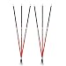 Carbon Express Maxima RED Fletched Carbon Arrows with Dynamic Spine Control and Blazer Vanes, Size 250, 6-Pack