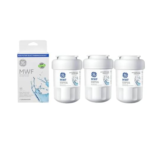 GЕ MWF GE Refrigerator Water Filter GE MWF water filter replacement 3-Pack, White