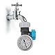 Wasserdruckventil, Visualisierte Druckeinstellung mit G3/4 Zoll Innengewinde, Druckminderer mit Wassertimer für die Pflanzenbewässerung