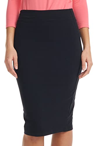 ESTEEZ Women's Form Fitting Snug Pencil Skirt - Modest Stretchy Below The Knee - Chicago