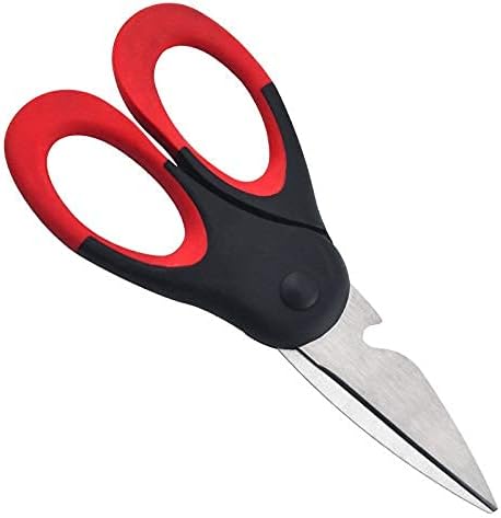 Kitchen Scissors Kitchen Shears Stainless Steel Food Shears Kitchen Tool Purpose Shears Tool(Red)