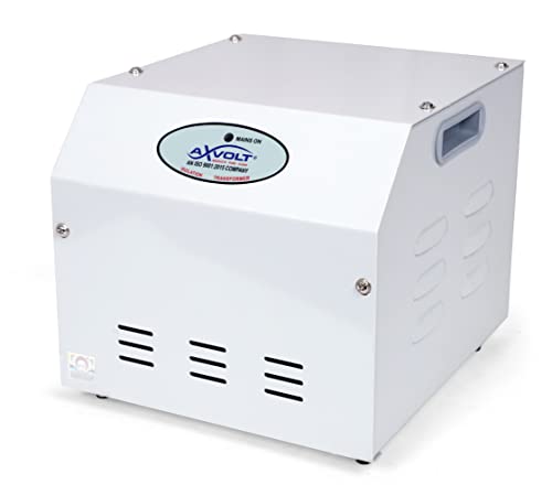 Image of Axvolt Crysta 4000W Step Down Voltage Converter | 220V-230V to 110V-120V Heavy Duty Transformer | Use USA, Canada & Japan Appliances in India | Universal Socket | 2-Year Warranty