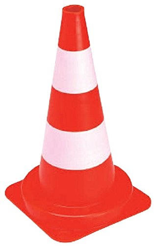 Cône de signalisation 50 cm pour sécuriser une zone de danger 141115
