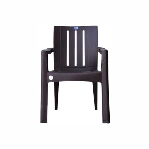 Image of VV National Minister Plastic Arm Chair - Heavy Duty Comfortable Indoor & Outdoor Chair