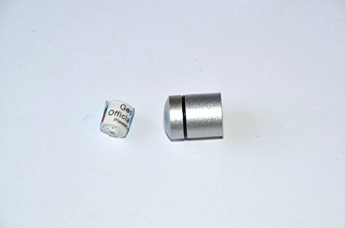 5 x Nano Magnetic Silver with 5 Waterproof Log Strips, Geocaching Hideout, Container, Micro, Nanos, Nano, Neodymium - Image 6