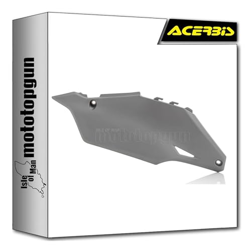 Ouïes latérales de radiateur kawasaki kxf 450 pour réparer carénage cassé Acerbis gris