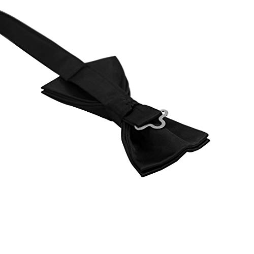 Dan Smith Men's Fashion Italy Series Plain Microfiber Fashion Vest Matching Bow Tie With Bags 6