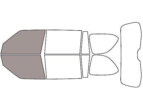 Avery Dennison NR Nano Ceramic IR Window Tint Kit Compatible with Nissan Armada 2017-2024 - Front Precut Kit - 50%