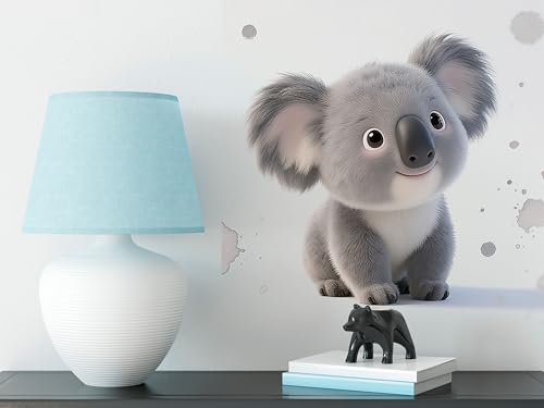 Vinilo decorativo Koala para pared infantil 11.8 x 11.8 pulg