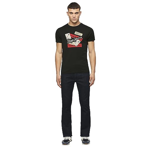 Image of Pepe Jeans Men Cotton Regular Fit T-Shirt
