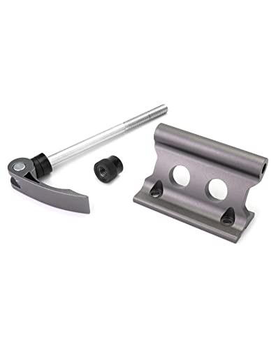 QWORK® 2 Stücke Gabelhalterung Fahrrad, Schnellspanner aus Aluminiumlegierung, für LKW, SUV und Anhänger