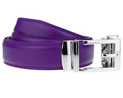 Gelante Ratchet Belt for Men, Mens Belts Leather 1.3'' Adjustable Trim to Fit Dress Belt2