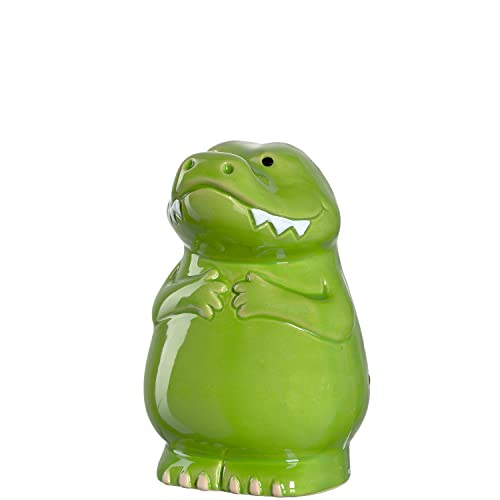 LEONARDO HOME Bambini Krokodil Spardose, Keramik Sparschwein mit...