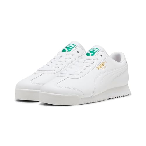 PUMA Puma Men's Roma, 24-Standard-Puma White-Archive Green, 10