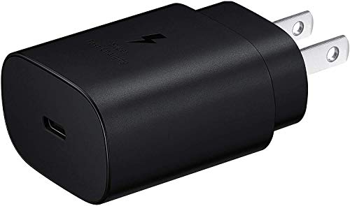 Adaptive Fast Charger 25W USB-C Super Fast Charging Wall Charger for Sony Xperia X Compact (USB-C Cable is NOT Included) - Black (US Version with Warranty)