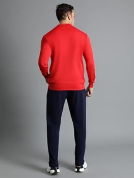 Vaquera スエット hummel 205876 Men's Ensemble Promo Poly Track Suit, Rouge