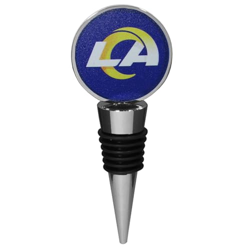Siskiyou NFL Los Angeles Rams Logo Wine Stopper, One Size, Team Colors