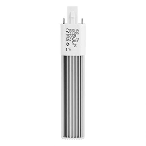 DEWIN LED Tube Light, 2-Pin LED Compact Lamp Horizontal Recessed Tube Light Bulb Lighting Fixtures (G23-Warm White) - Image 3