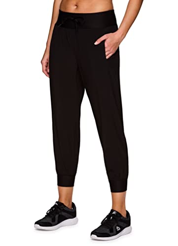 RBX Active Women's Relaxed Fit Lightweight Quick Drying Stretch Woven Pants with Pockets3