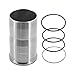 6PCS Cylinder Liner Sleeve Compatible with VOLVO D13/DXi 13 Engine 2008–2022, Fit for MACK MP8 2007–2022 Replacement 21334768 270950 21334768 20760235 20854851 20852790 and O-rings 270950
