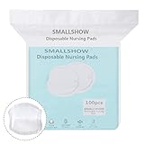 Smallshow Disposable Nursing Pads Thin Stay Dry Breast Pads,100 Count