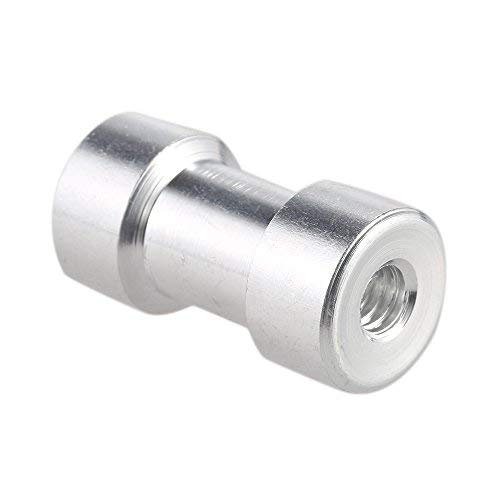 Andoer Titular de Clip Abrazadera Metálica con 5/8" Accesorio de Soporte de Luz 1/4" a 3/8" Adaptador de Tornillo de Montaje Giratorio para Foto Estudio Reflector y Fondo