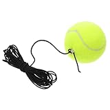 Toyvian Tennistrainer Reboundball mit Elastischem Seil Kompakter Tennisballtrainer für Anfänger und Fortgeschrittene Robustes Trainingsgerät für Heim und Platztraining