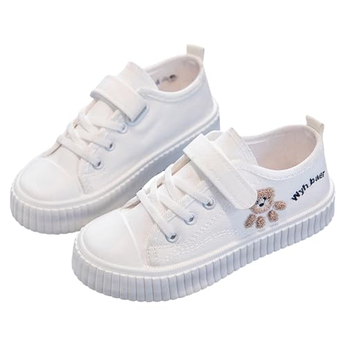 IWIHMIV Kids Sneakers Boys Girls Breathable Canvas Shoes Comfortable Non Slip Casual Walking Shoes for Toddler2