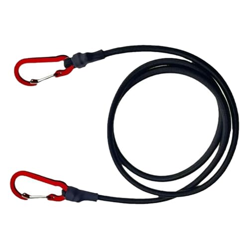 Cuerda elástica expansora de tensión con mosquetón de 60 cm, 90 cm, 120 cm, correa de equipaje para ciclismo