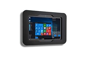 TABcare Security Anti-Diebstahl-Acryl Hülle für MS Surface Go verwendet als Kiosk, POS, Store, Show Display. VESA-Wandhalterung, Tischständer Wall Mount schwarz