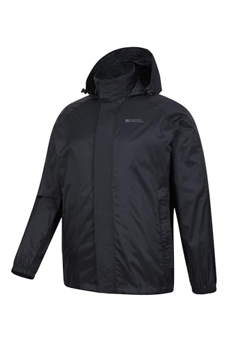 Mountain Warehouse Pakka Mens Waterproof Packable Jacket - IsoDry, Lightweight & Breathable Raincoat with Taped Seams & Packaway Bag - For Spring Summer & Travel - Image 6