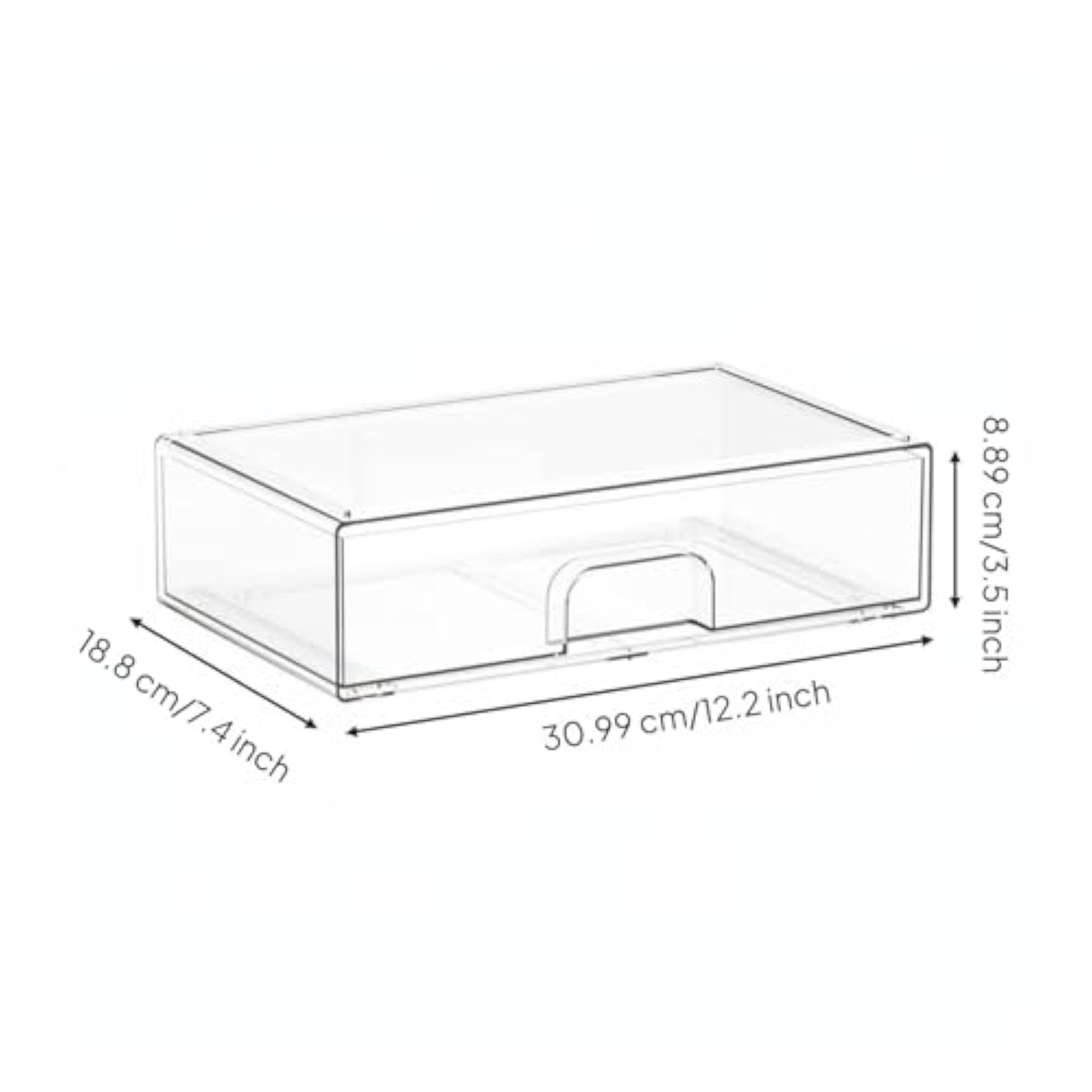 Stackable Storage Drawer Desktop Organizer