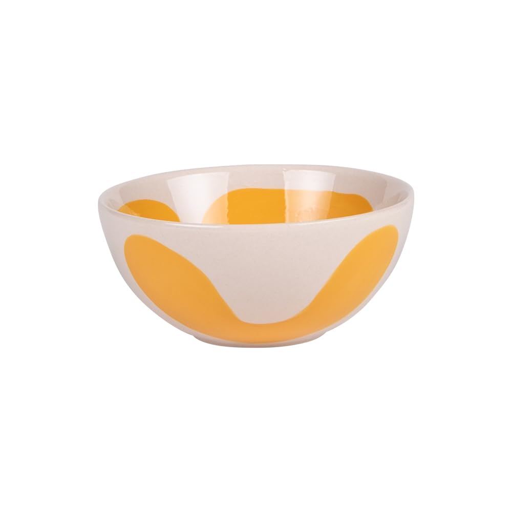Coupelle Lulli jaune 12 cm Table Passion en lot de 6 coupelles en porcelaine