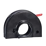 TOPINCN Hochharter Gusseisen-Winkelschleifer-Staubschutz mit Messingventil, Flexiblem Wasserrohr und Standardöffnung, Perfekt für die Staubkontrolle bei Bauarbeiten