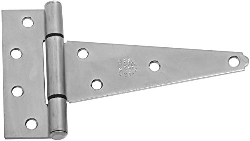 Stanley Hardware 908 6-Inch Zinc Plated Lifespan Heavy T-Hinge No Screw #TOP4