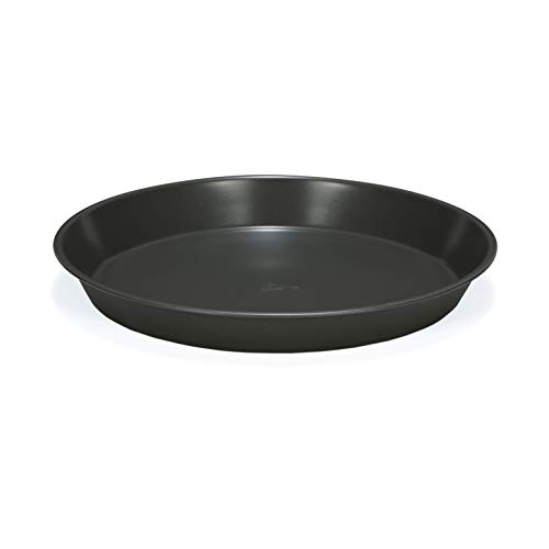 Patisse Round Tart Pan with Fluted Edges 11" or 28 cm in Diameter Nonstick Coated Profi Series Charcoal Gray Color
