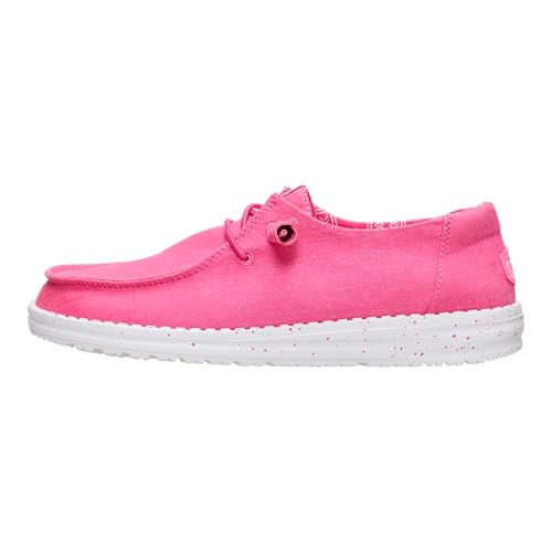 Image of HEYDUDE Women's Wendy Stretch Canvas Slip On Shoes | Easy On Loafer