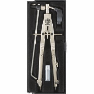 Ecobra 10 x Schnellverstell-Zirkel Silver Master mit Verlängerungsstange und Adapter