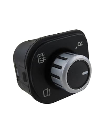 Interrupteur de rétroviseur premium pour Golf Mk5 Mk6 commande rotative fluide 5ND959565A