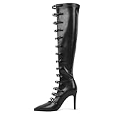 Rhineshell Women's Multiple Adjustable Buckles Knee...