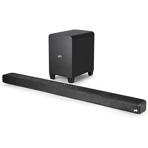 Polk Signa-S4 3.1.2ch Dolby Atmos Soundbar with Wireless Subwoofer with an Additional 2 Year Coverage (2021)