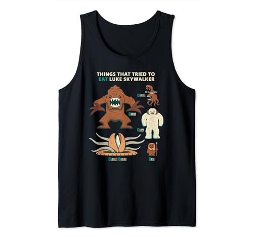 Débardeur Luke Skywalker Star Wars en coton humoristique pour fan de science-fiction