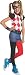 Rubie's Costume Kids DC Superhero Girls Harley Quinn Costume, Medium