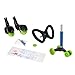 PlasmaCar Lightning Glow Rider - Inertia & Movement Powered Ride-On Toy, Light-Up Wheels, Indoor-Outdoor Play Pink & Green