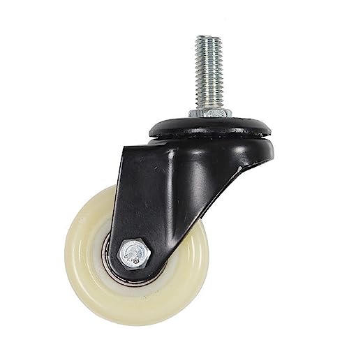 Roulettes pivotantes nylon 41mm stop aux meubles lourds charge 180kg lot de 4